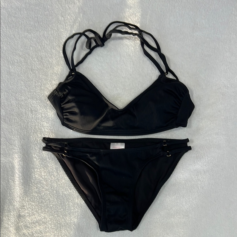 Xhilaration Women’s Black Bikini Set- Size XS